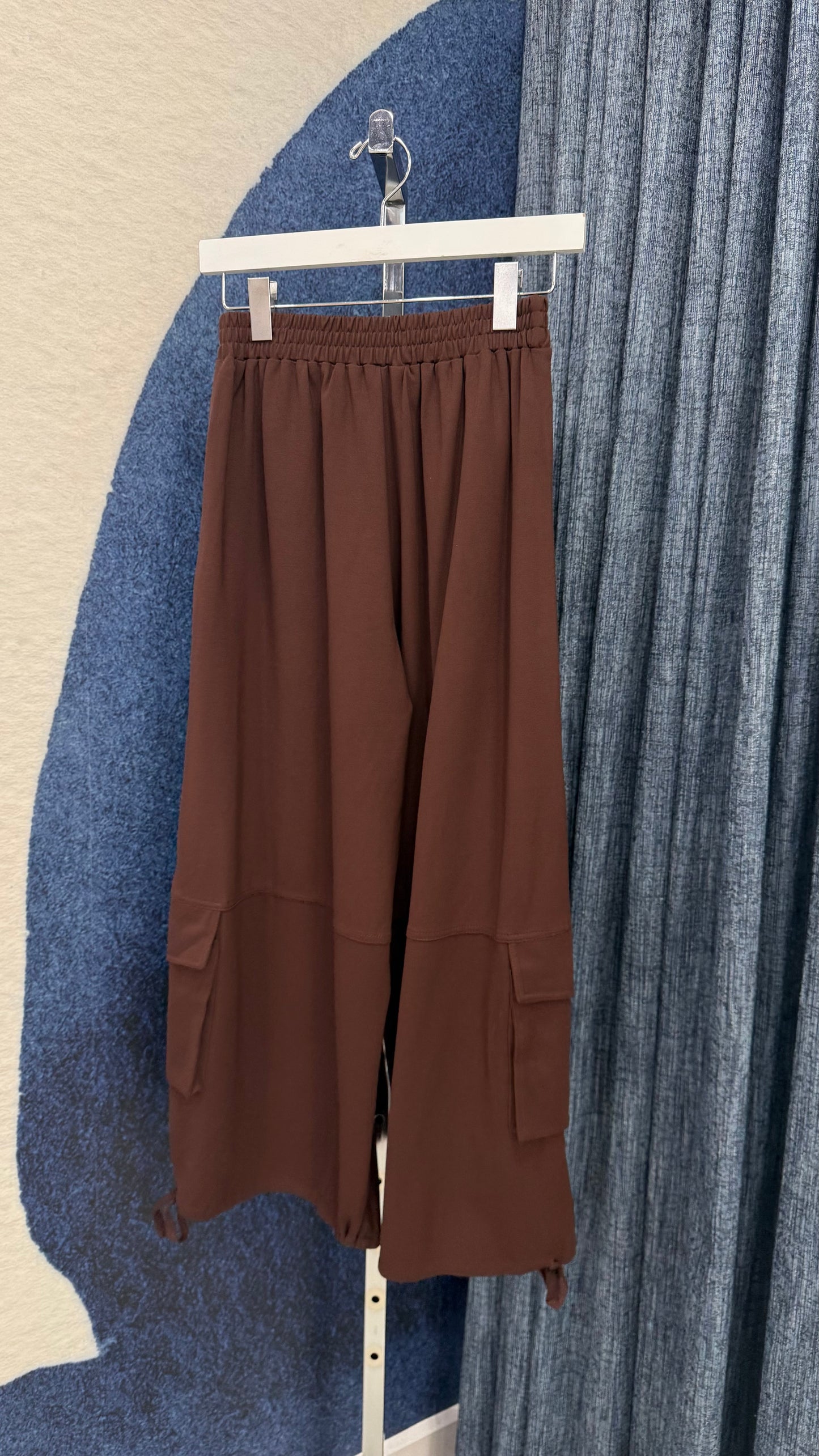 Cloud Pant With Drawstring Chocolate