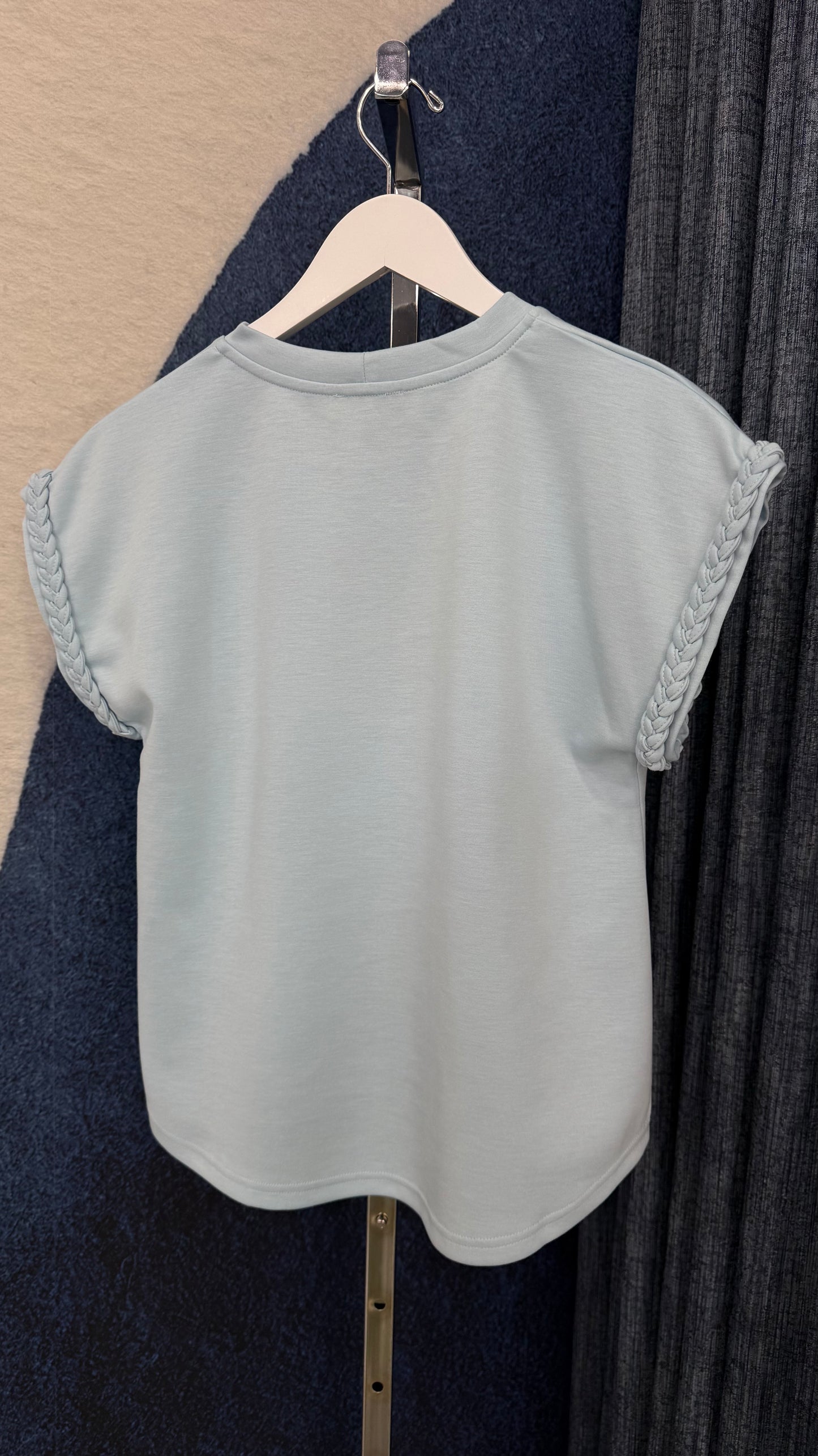 Soft Knit Top & Pant Set Blue
