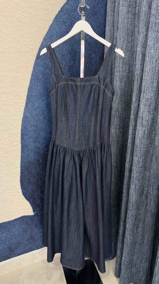 Denim Maxi Dress