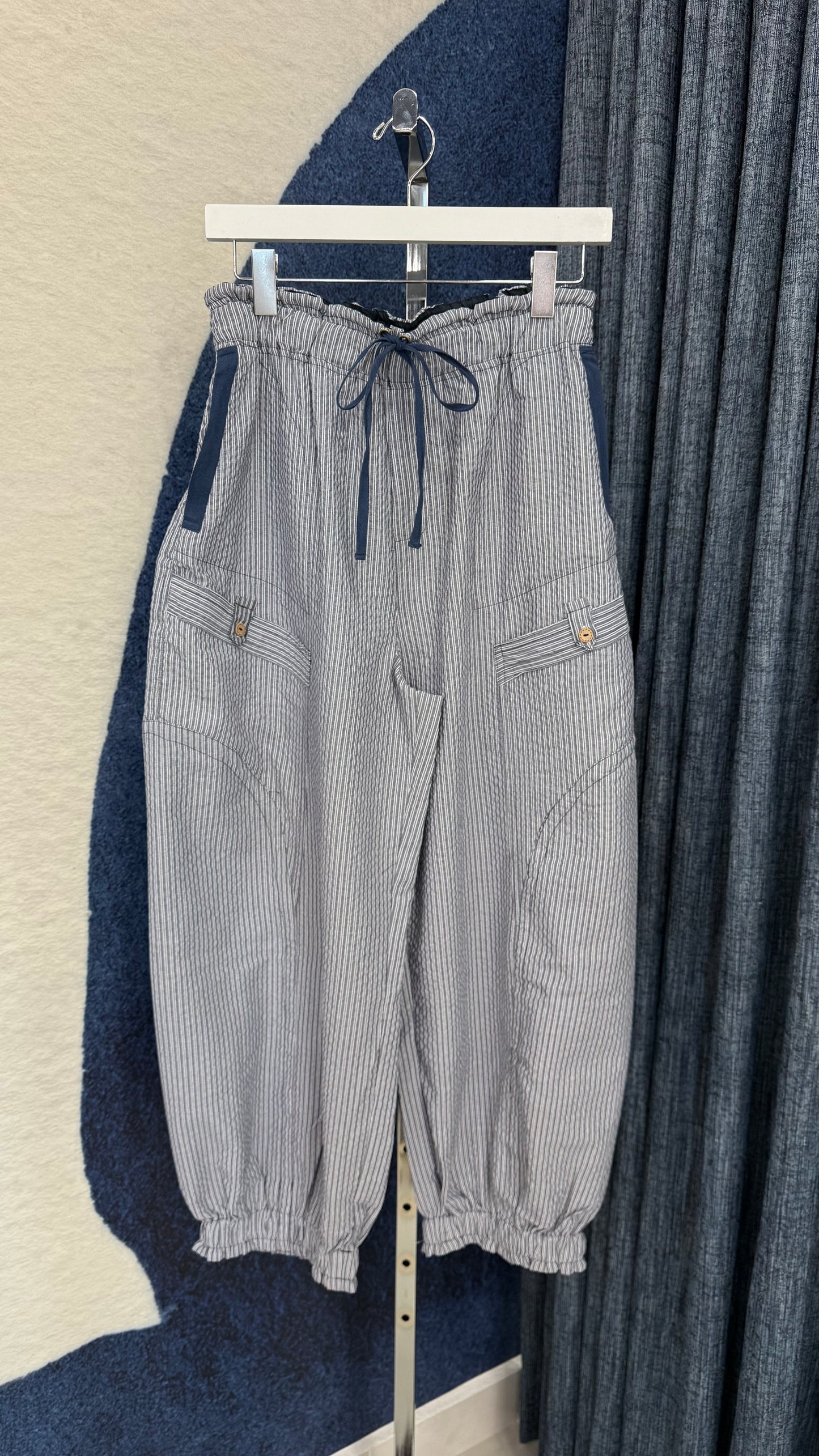 Striped Blue Jogger Pant