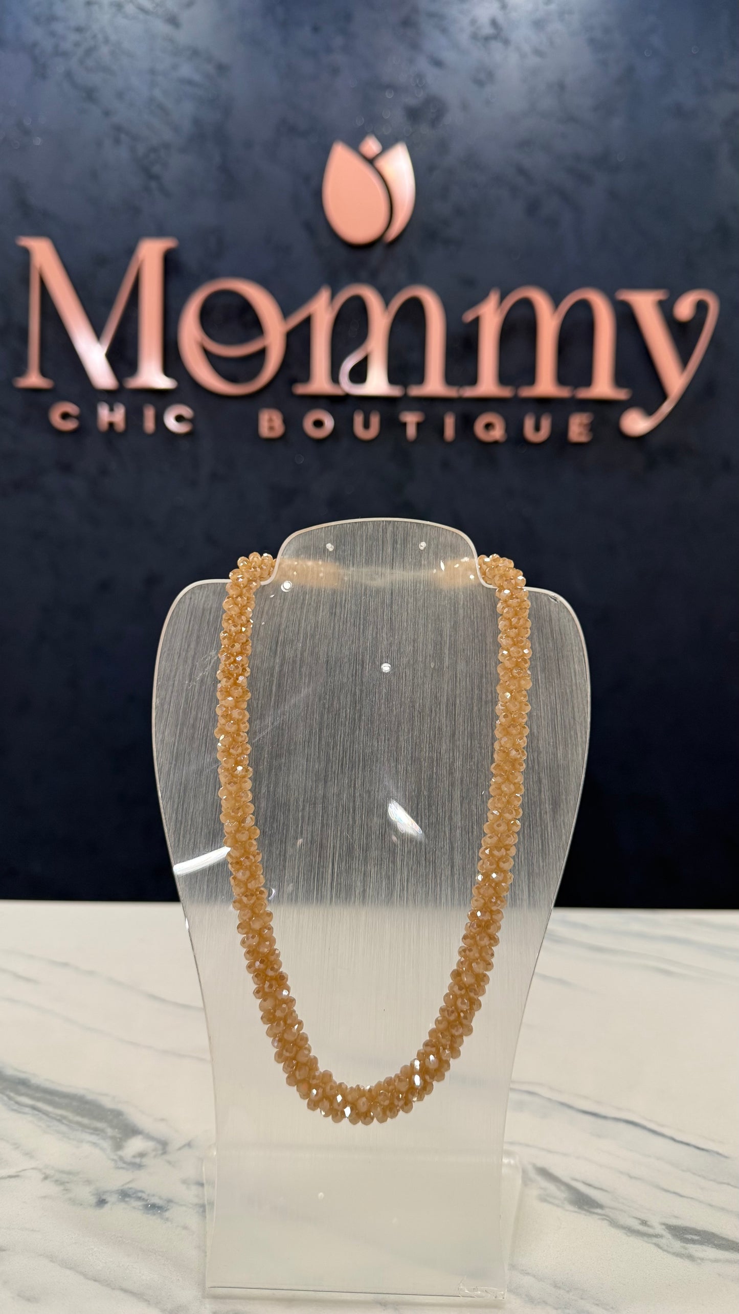 Beaded Necklace With Extension