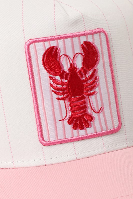 Lobster Embroidery Hat