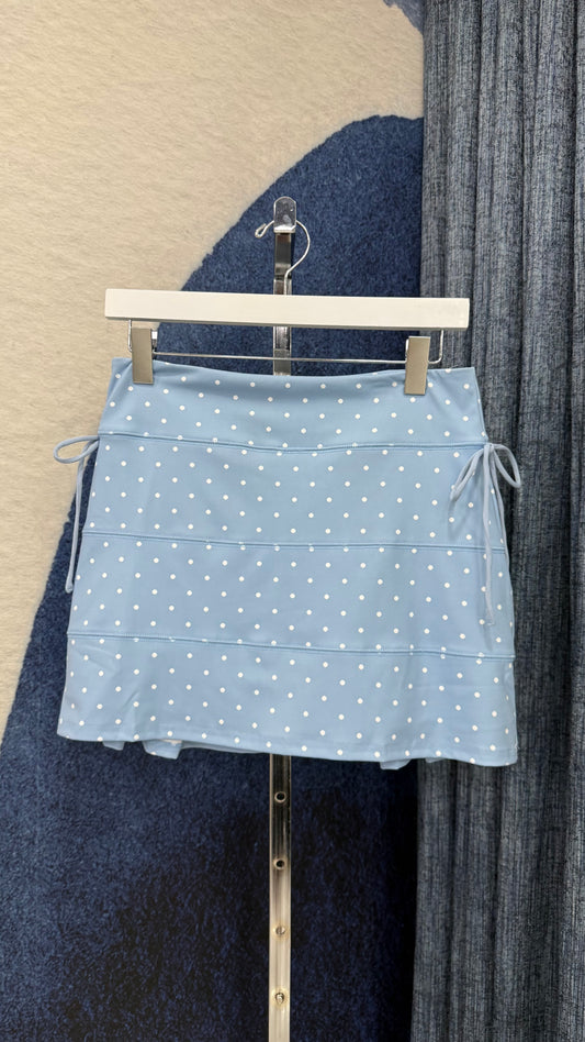 Polka Dots Skort Blue