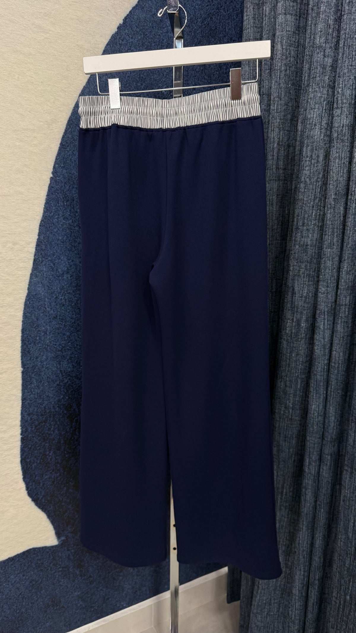 Cloud Contrast Zip Jacket & Pant Set Blue