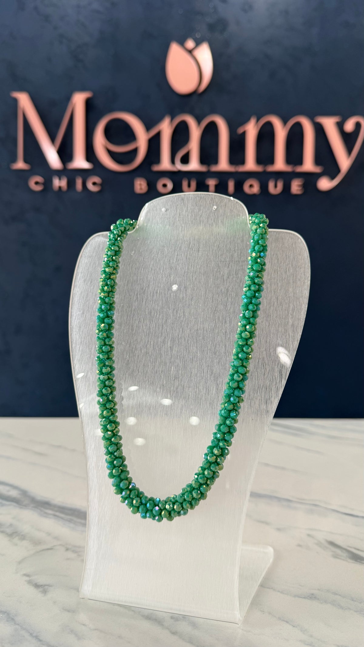 Beaded Necklace With Extension
