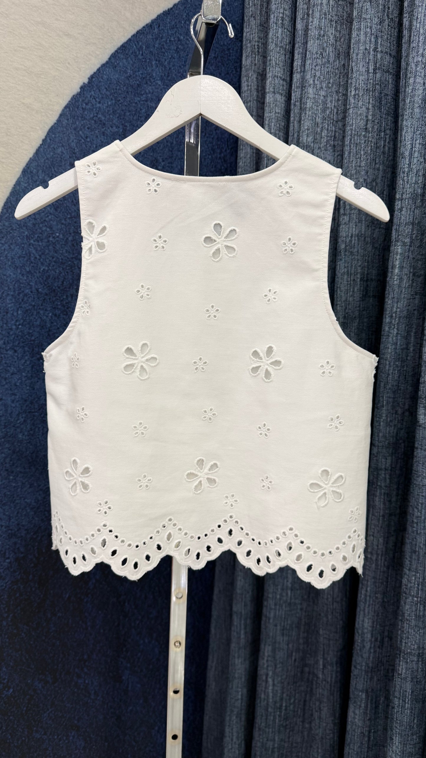 Cotton Embroidery Top & Pant Set