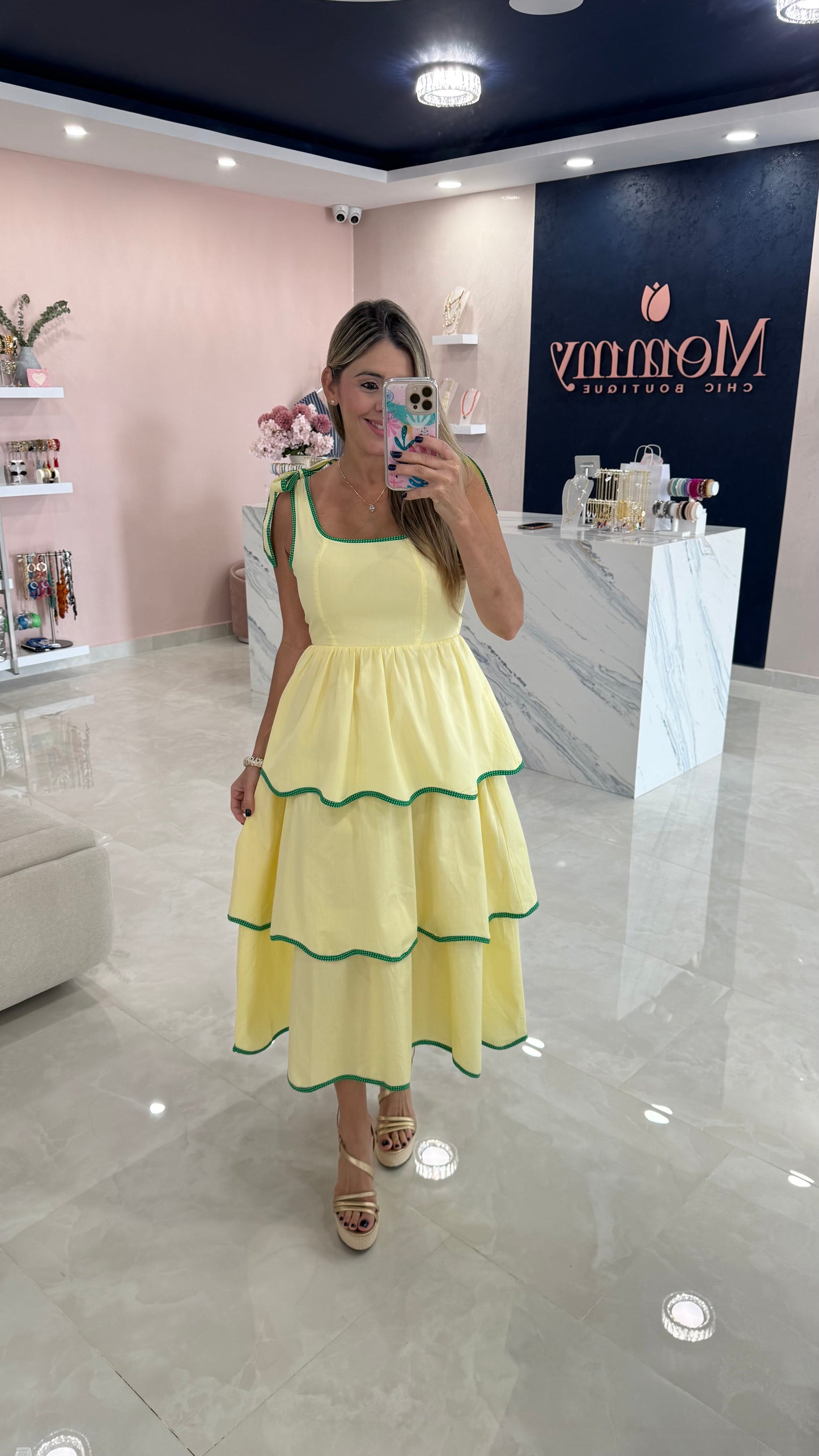 Maxi Dress Lemon