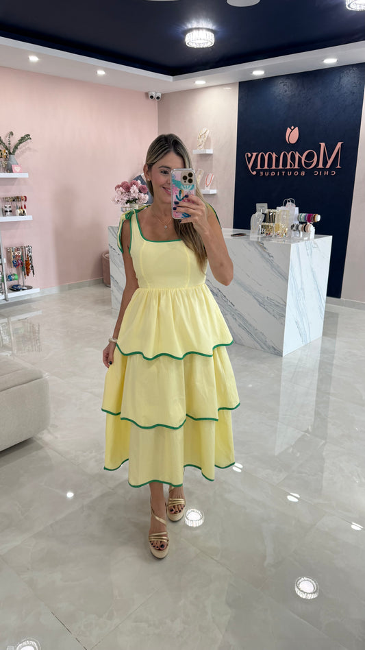 Maxi Dress Lemon