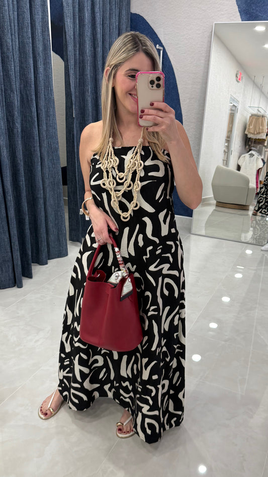 Strapless Maxi Dress