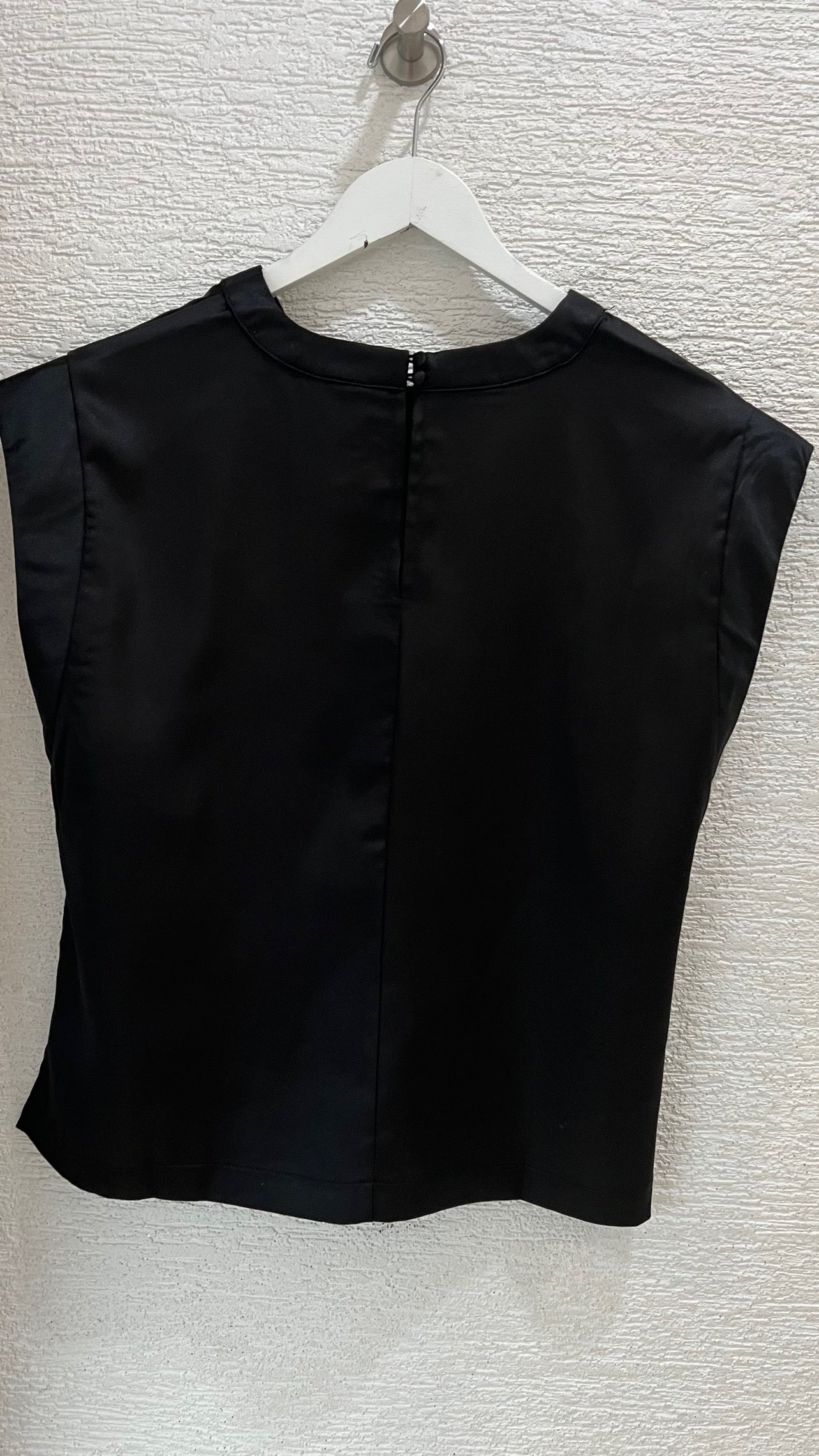 Round Neck Satin Top