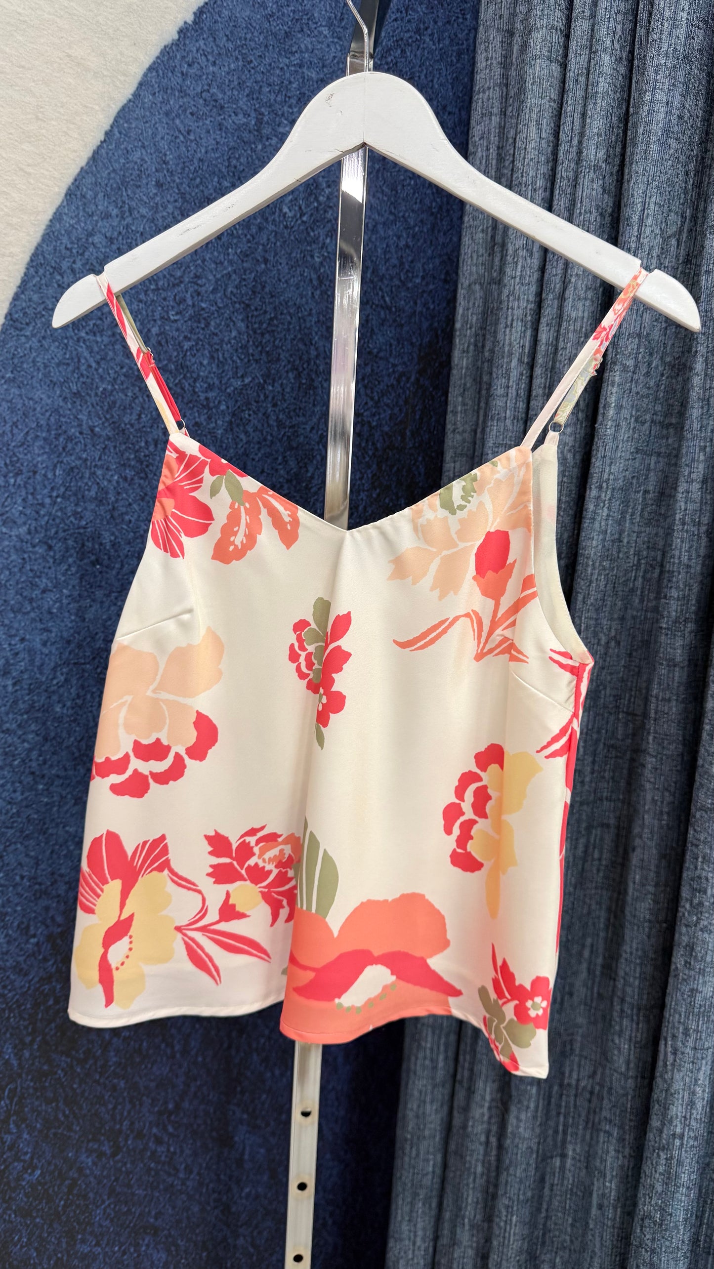Satin Floral Printed Top