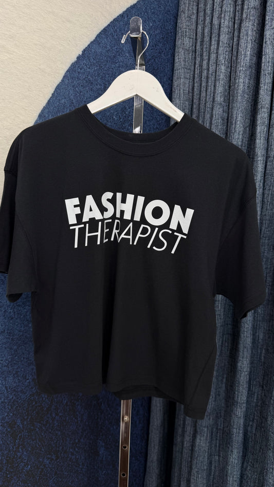 Fashion Therapist Top Black