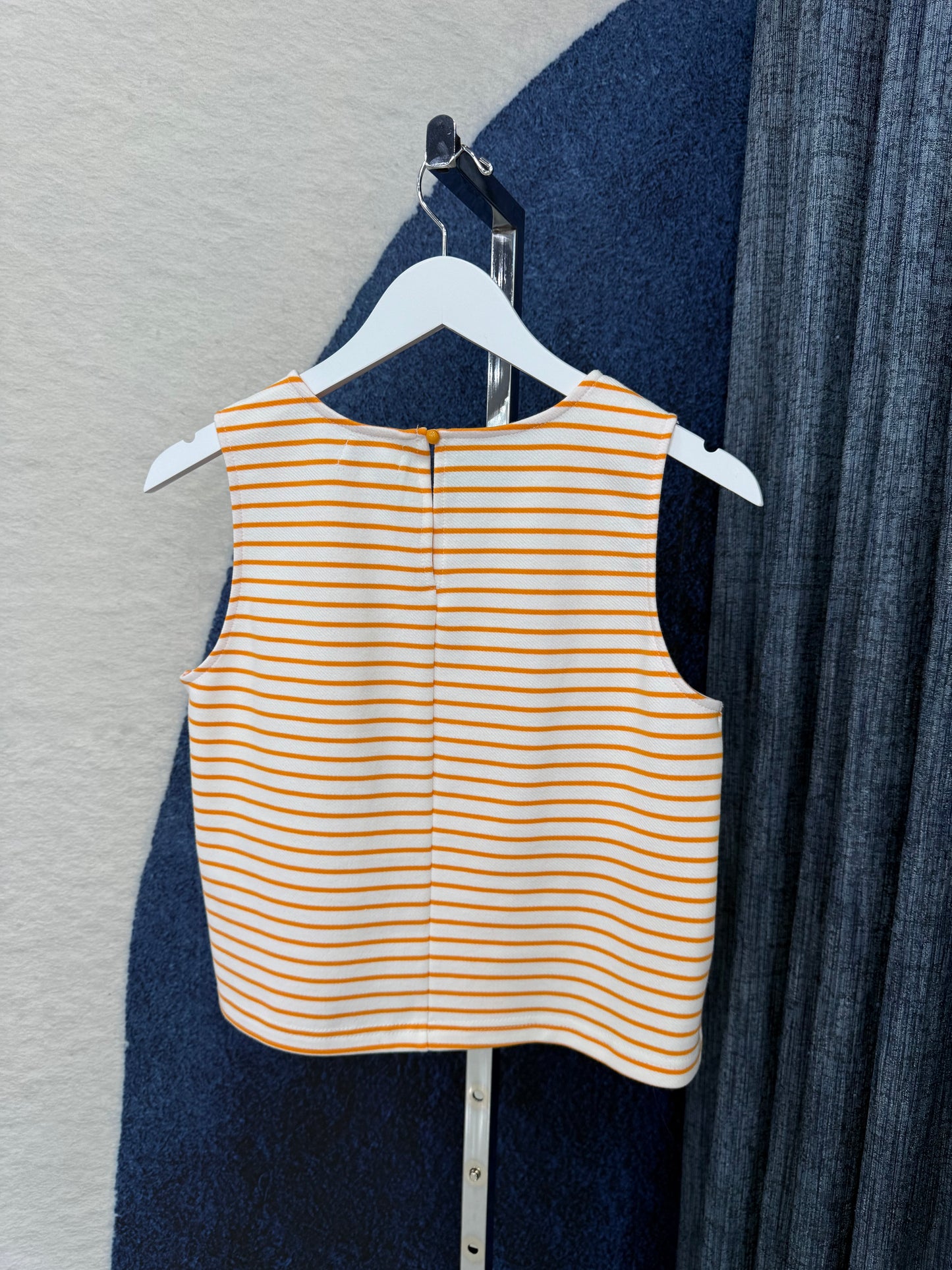 Stripe Top & Short Set Orange