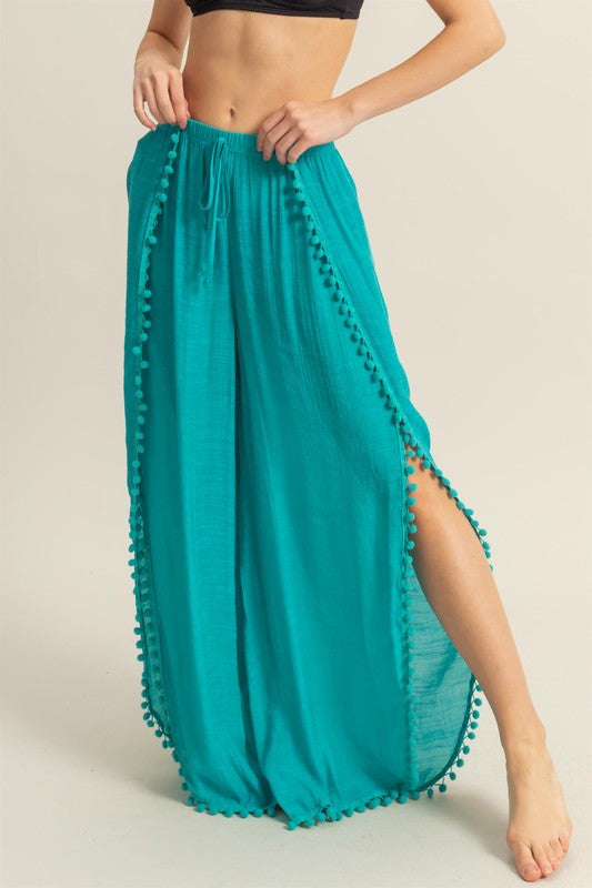 Coverup Pant Turquoise