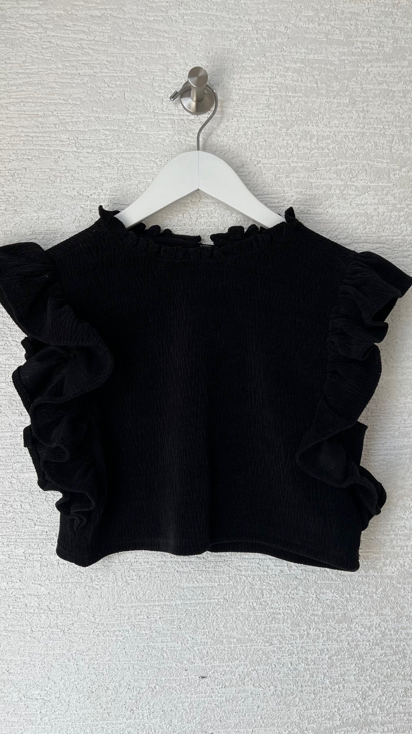 Ruffle Sweater Top