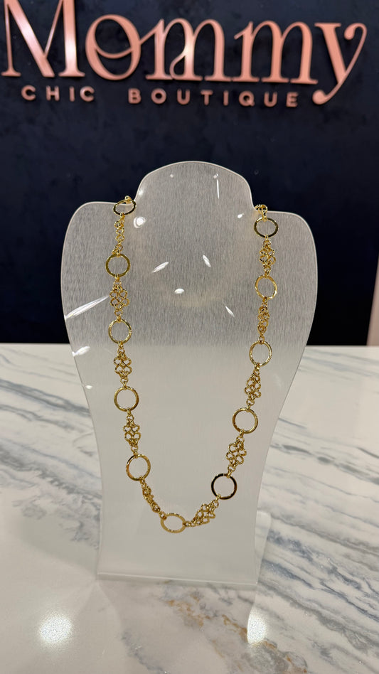 Signature Link Necklace Gold Plated