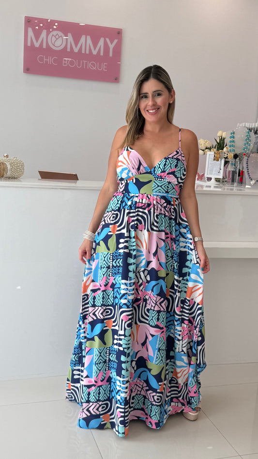 Printed Maxi Dress