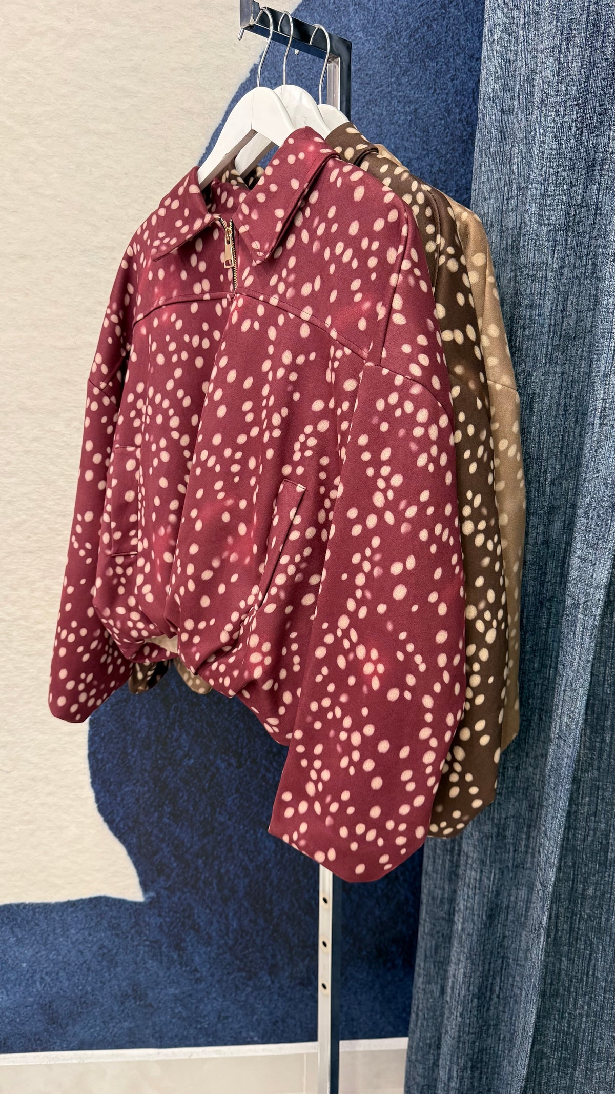 Italy Bambi Sued Jacket One Size