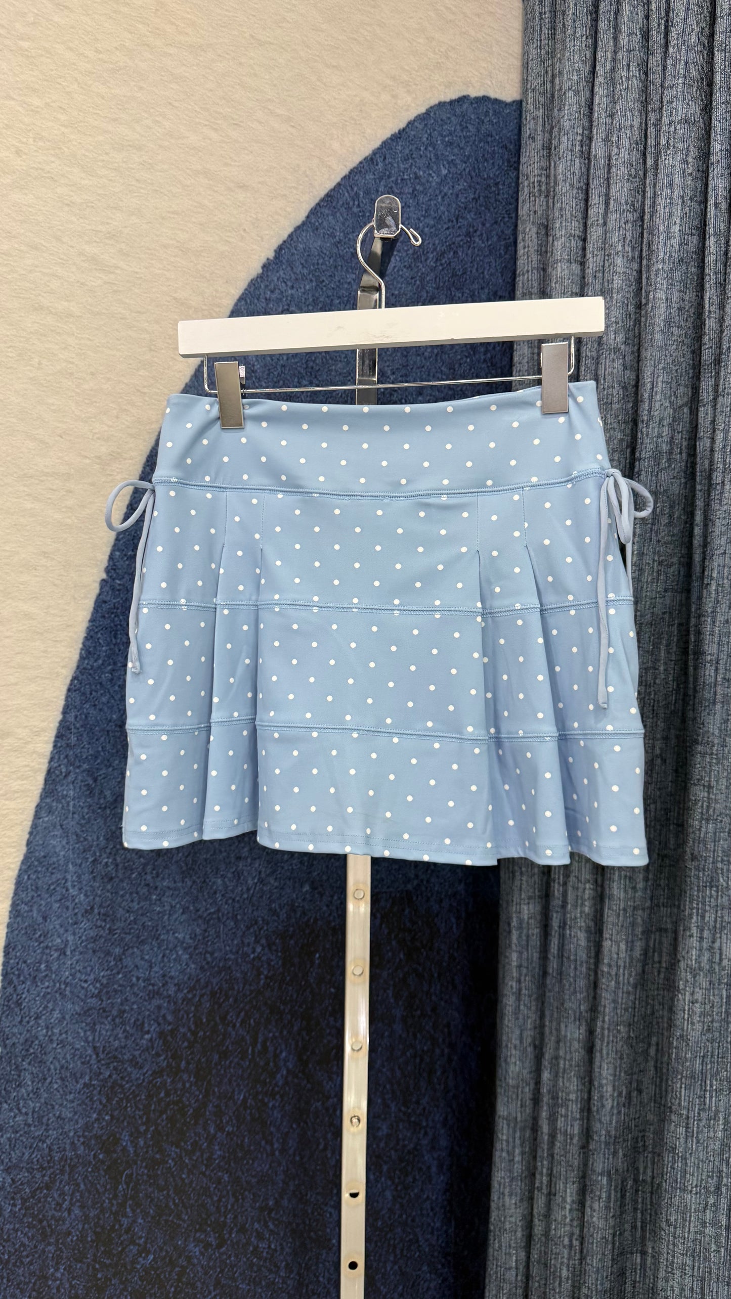 Polka Dots Skort Blue
