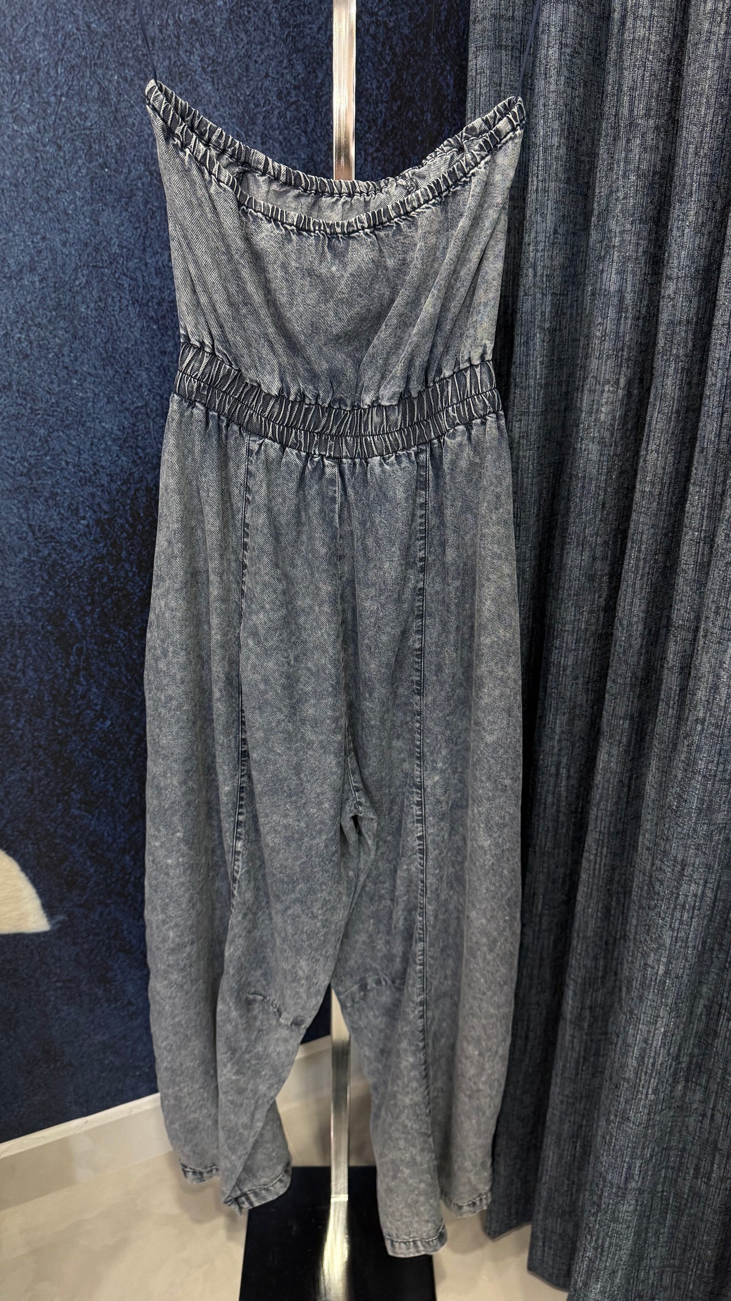 Strapless Tencel Jumpsuit