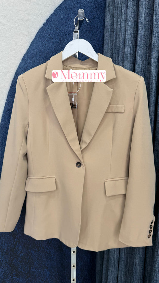 Long Blazer Taupe