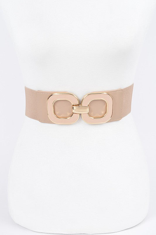 Metal Buckle Elastic Belt