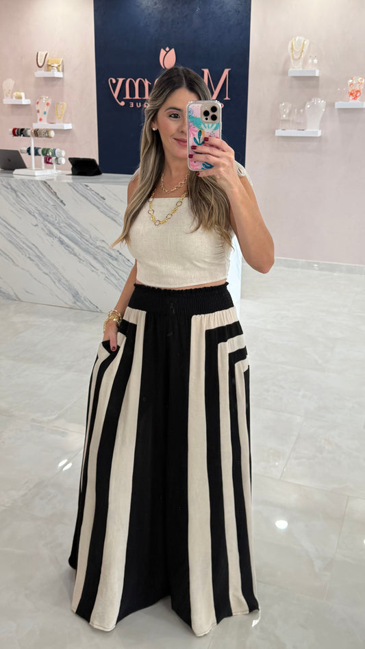 Wide Leg Pant Black
