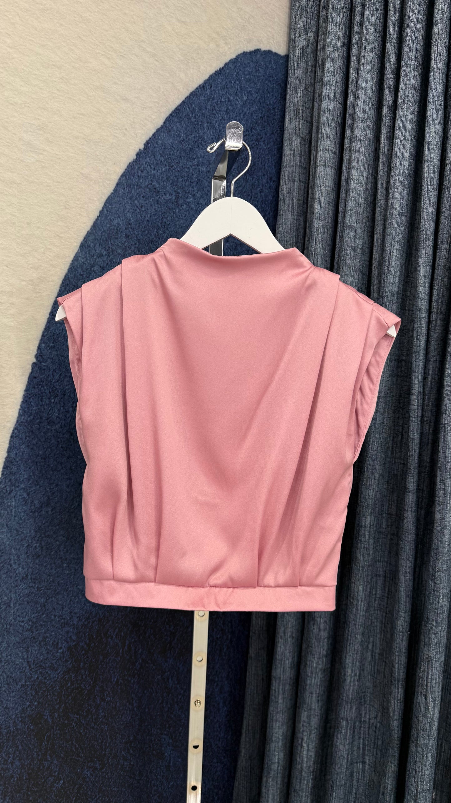 Satin Top Pink