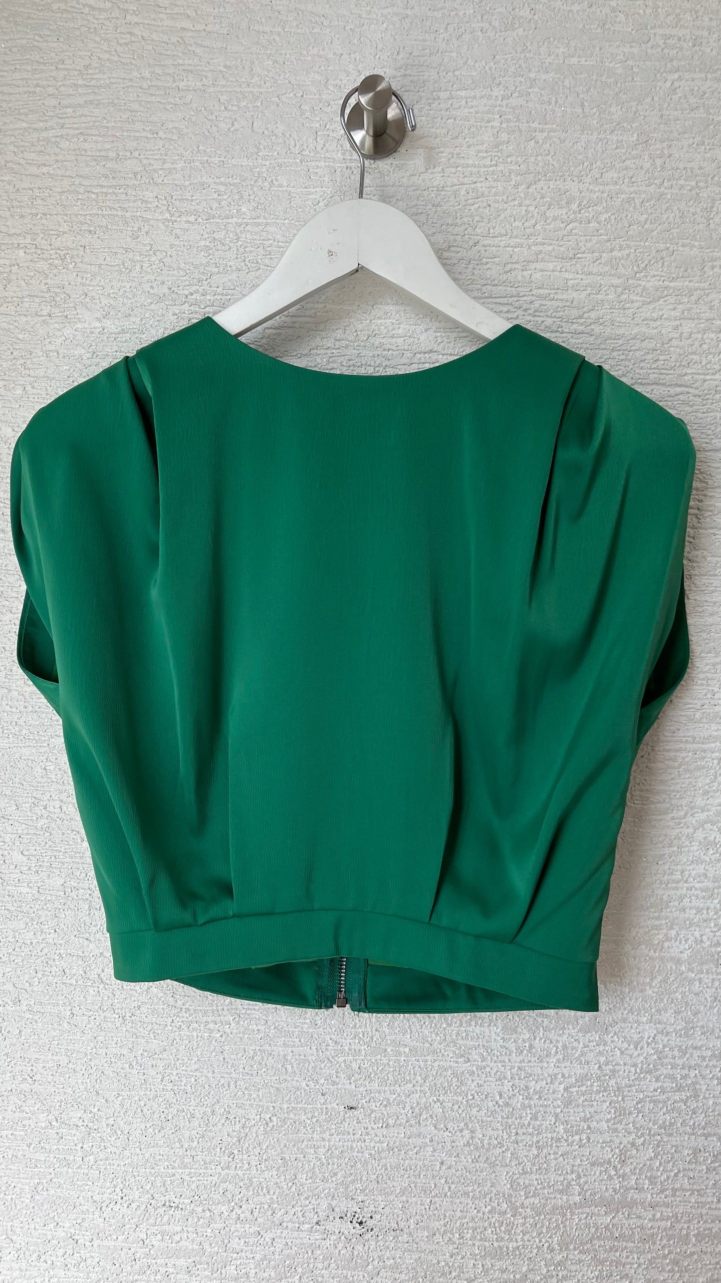 Satin Top Green