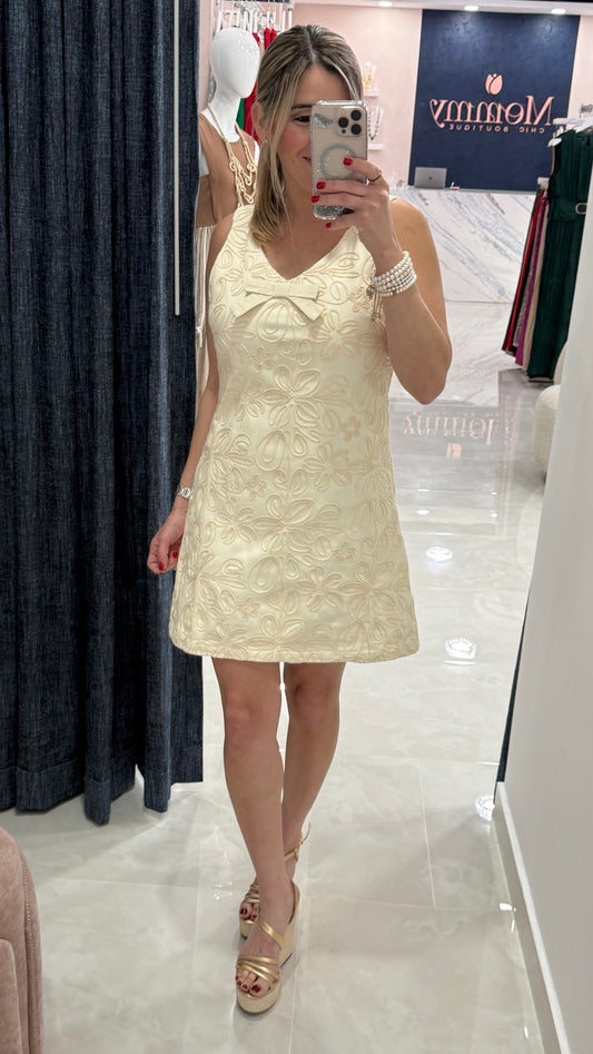 Embroidery Dress Ivory