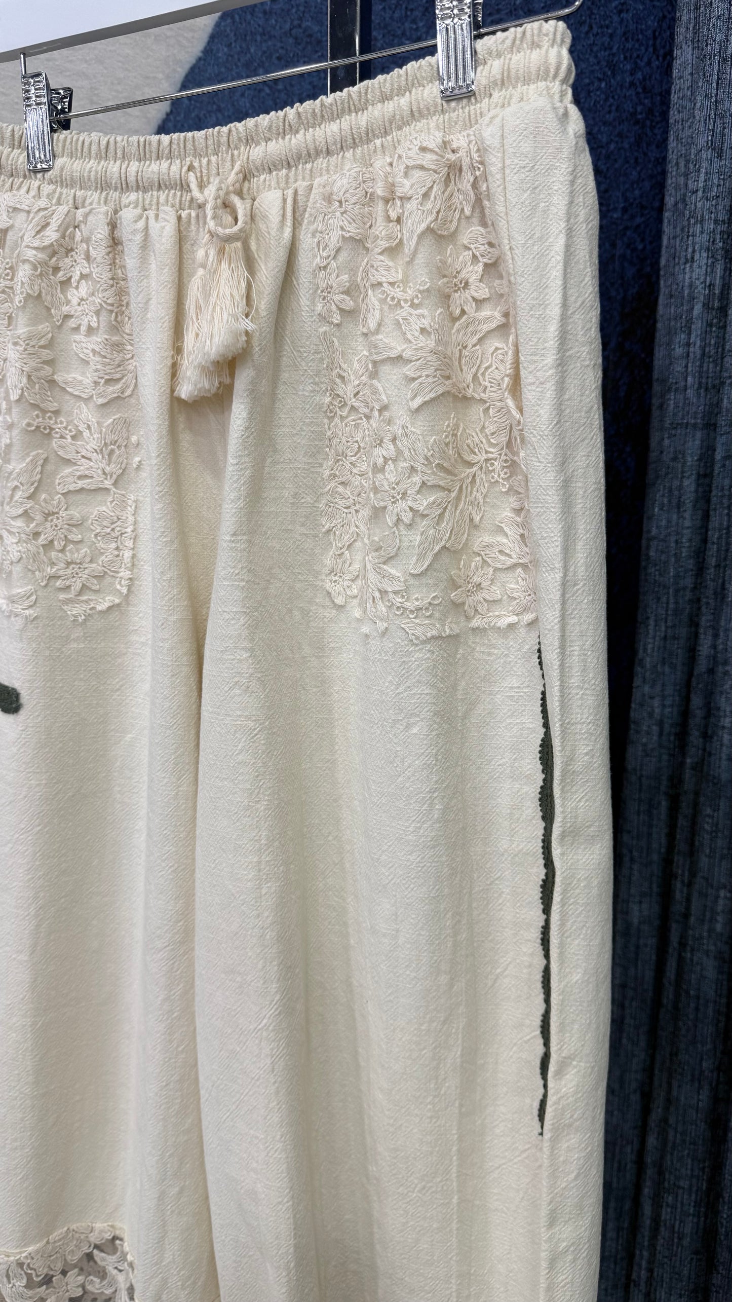 Lace Detail Jogger Pant