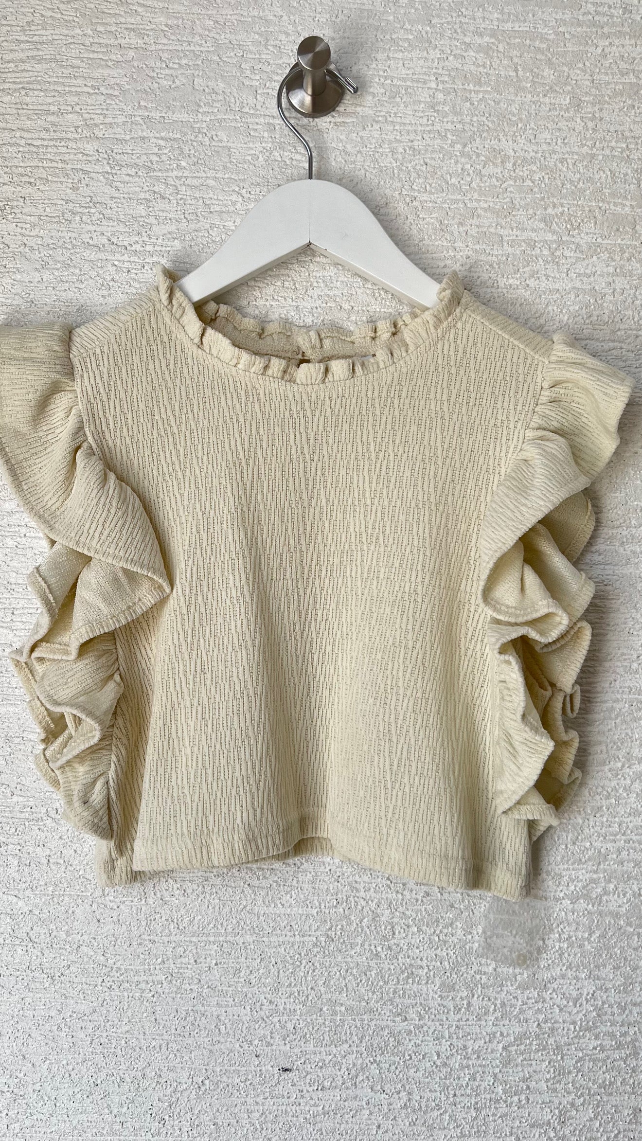 Ruffle Sweater Top