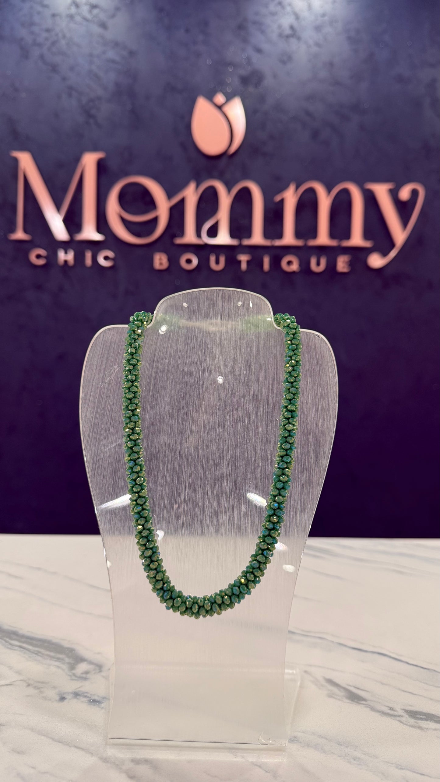 Beaded Necklace With Extension