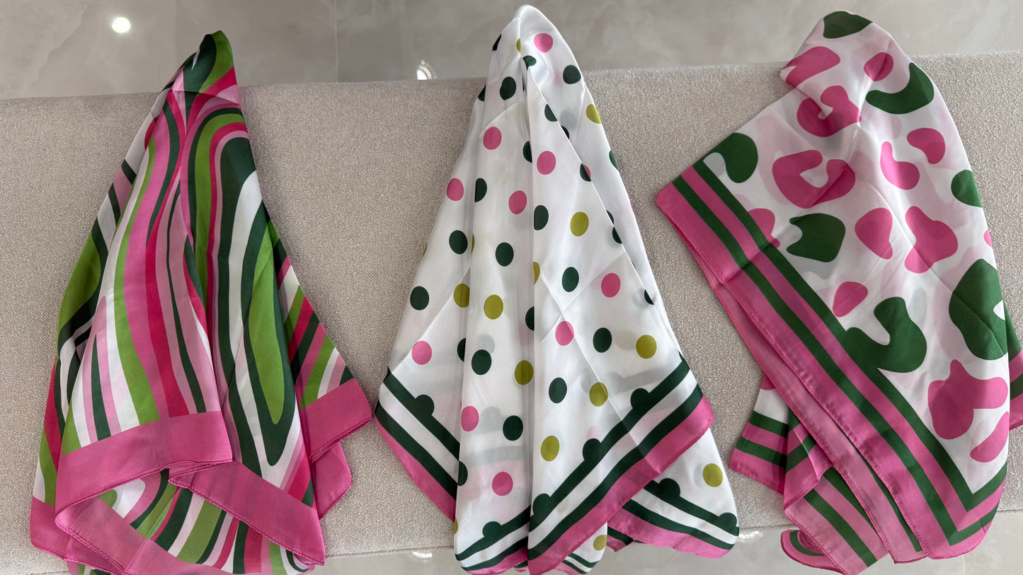 Satin Bandana Scarf 27 x 27