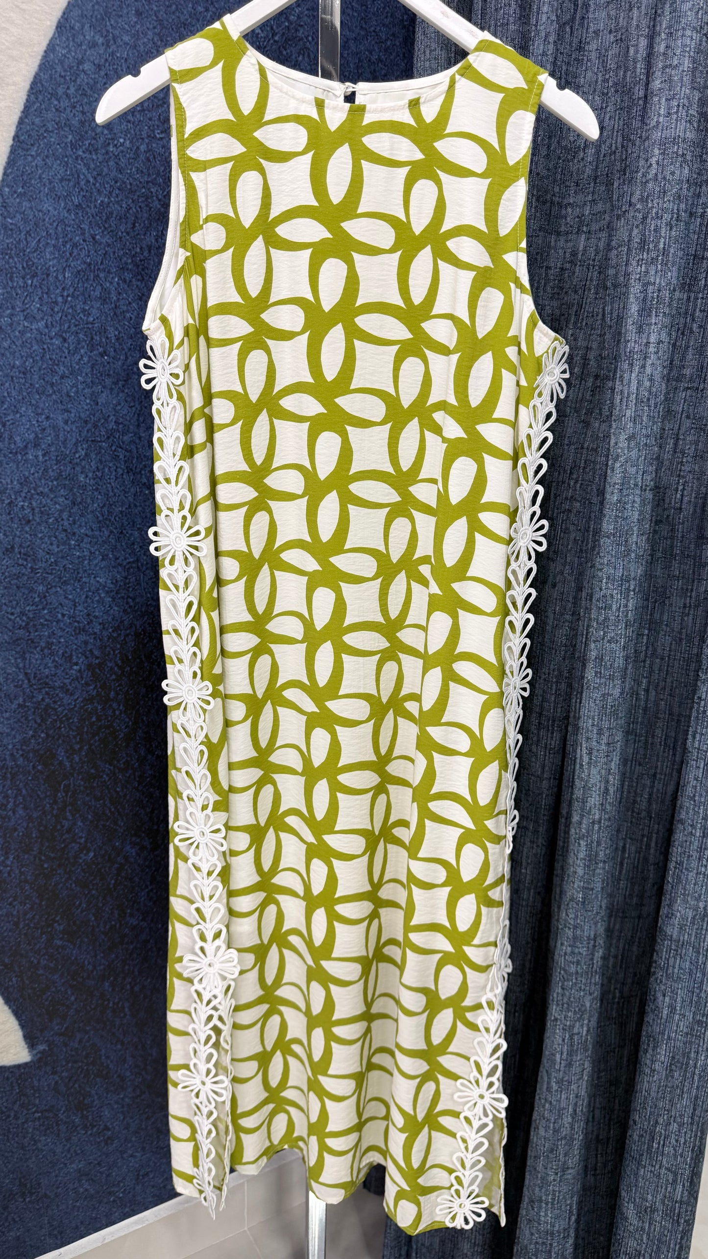 Printed Maxi Dress Green