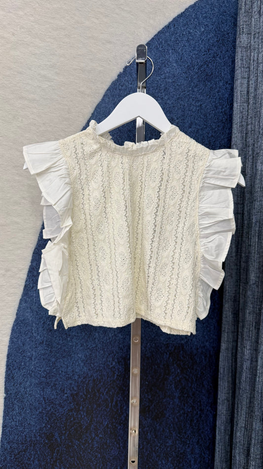Lace Top Ivory