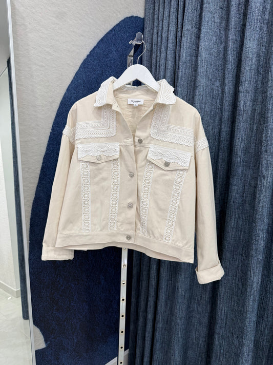 Embroidery Jacket Ivory