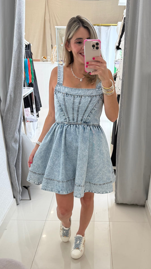 PRE ORDER 8.21.25 Denim Dress