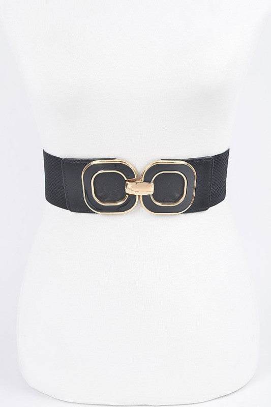 Metal Buckle Elastic Belt