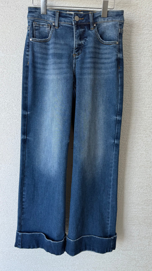 High Rise Wide Leg Denim