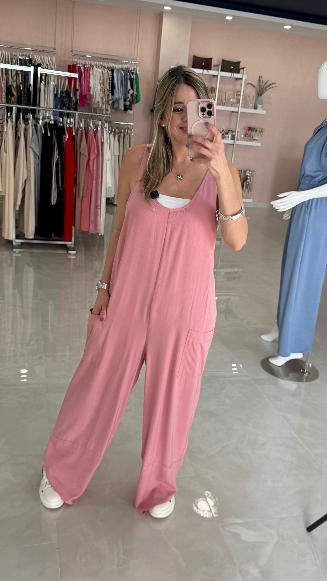 Relaxed Jumpsuit Dusty Pink