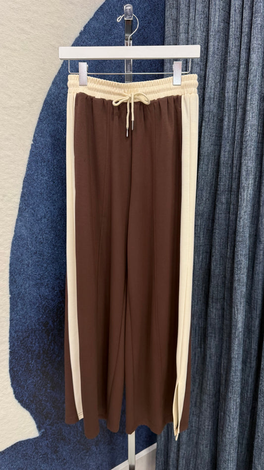 Cloud Contrast Pant Brown