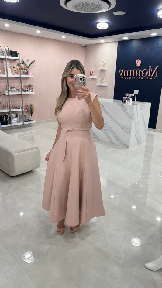 Midi Dress Soft Pink