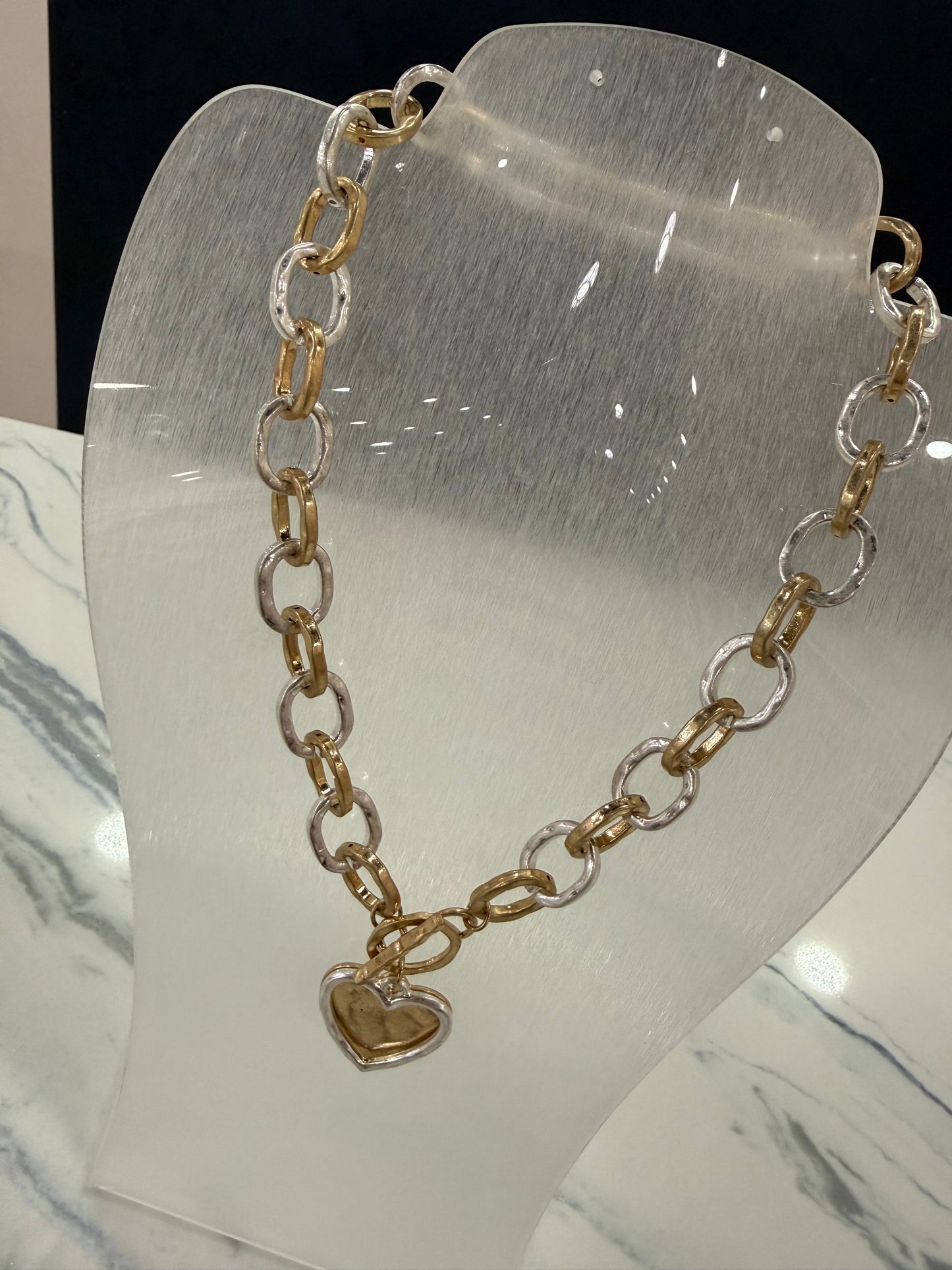 Chain Heart Necklace