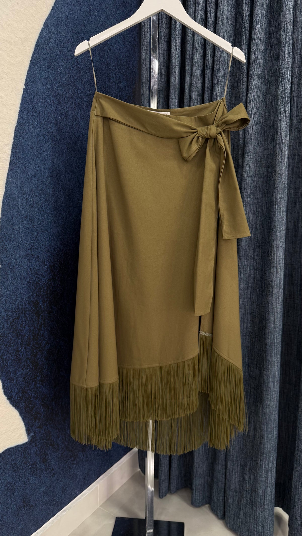 Fringe Skirt Olive