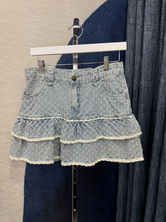 Denim Skirt ( Corre pequeña )