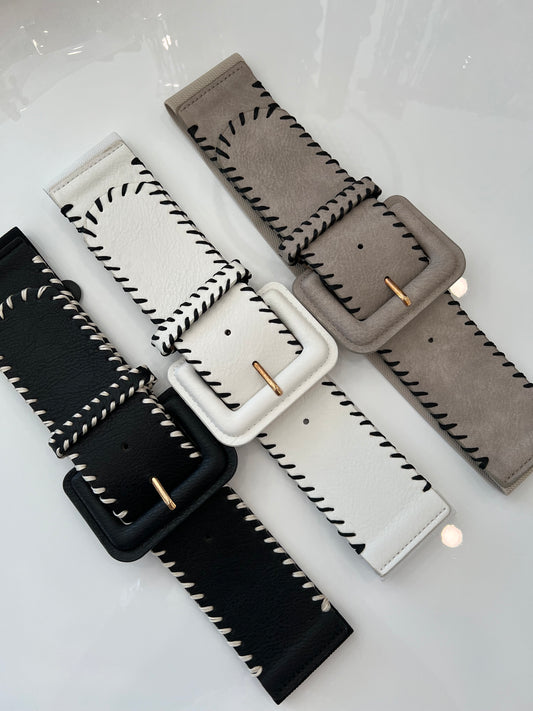 Contrast Elastic Belt