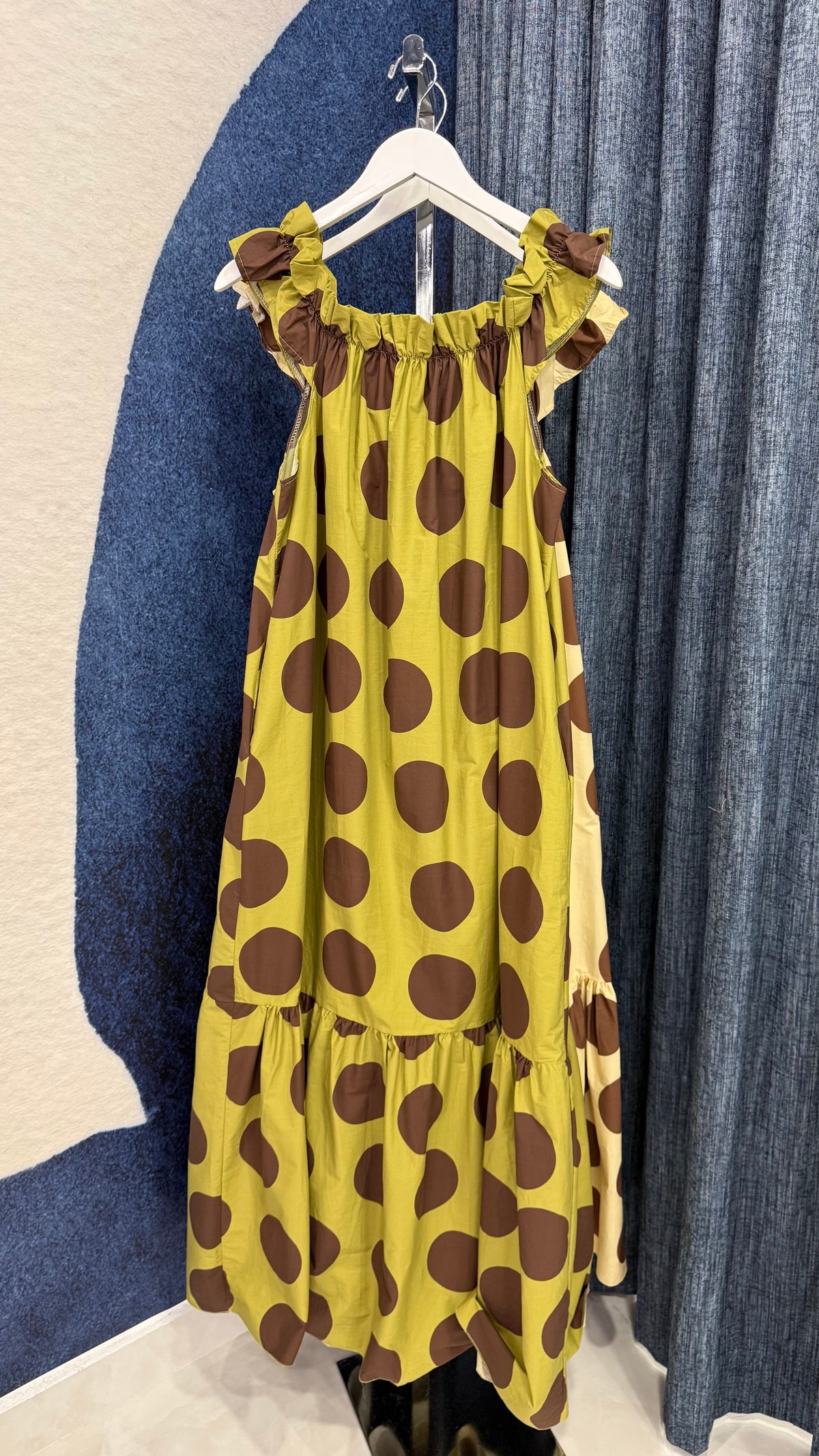 Italy 🇮🇹 Polka Dots Maxi Dress One Size