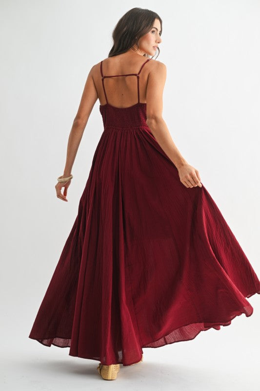 Maxi Dress Burgundy