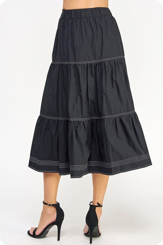 Midi Skirt Black